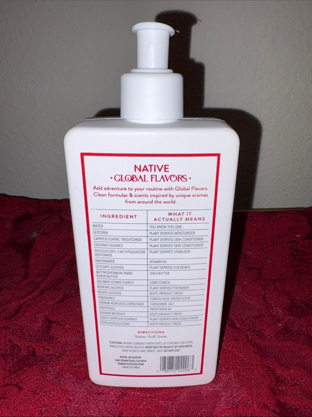 Native Turkish Rose Water Moisturizing Lotion - Picture 3 of 3